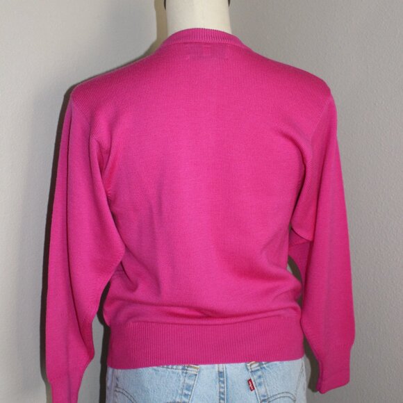 Pink Merino Wool Ballantyne Sweater - Picture 6 of 7